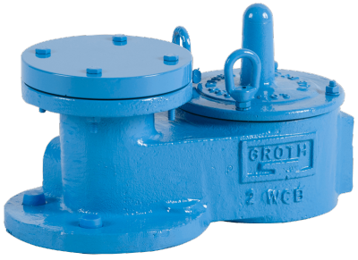 Photo of Groth 1300A Vacuum Relief Valve, Top Mount
