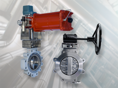 Photo of Masoneilan Butterfly Valve with True Zero Capability