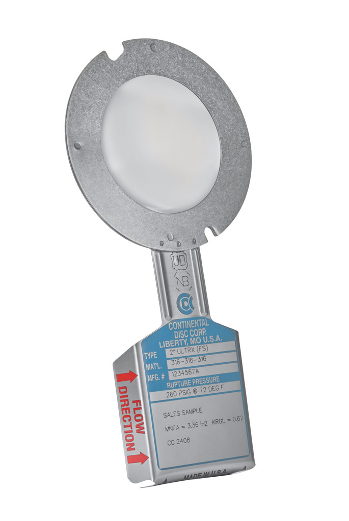 CDC ULTRX™ Rupture Disc from Valve Sales Inc.