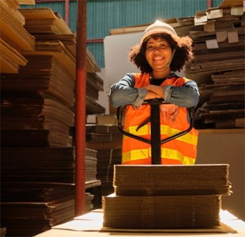 Pulp and Paper industry employee and plant